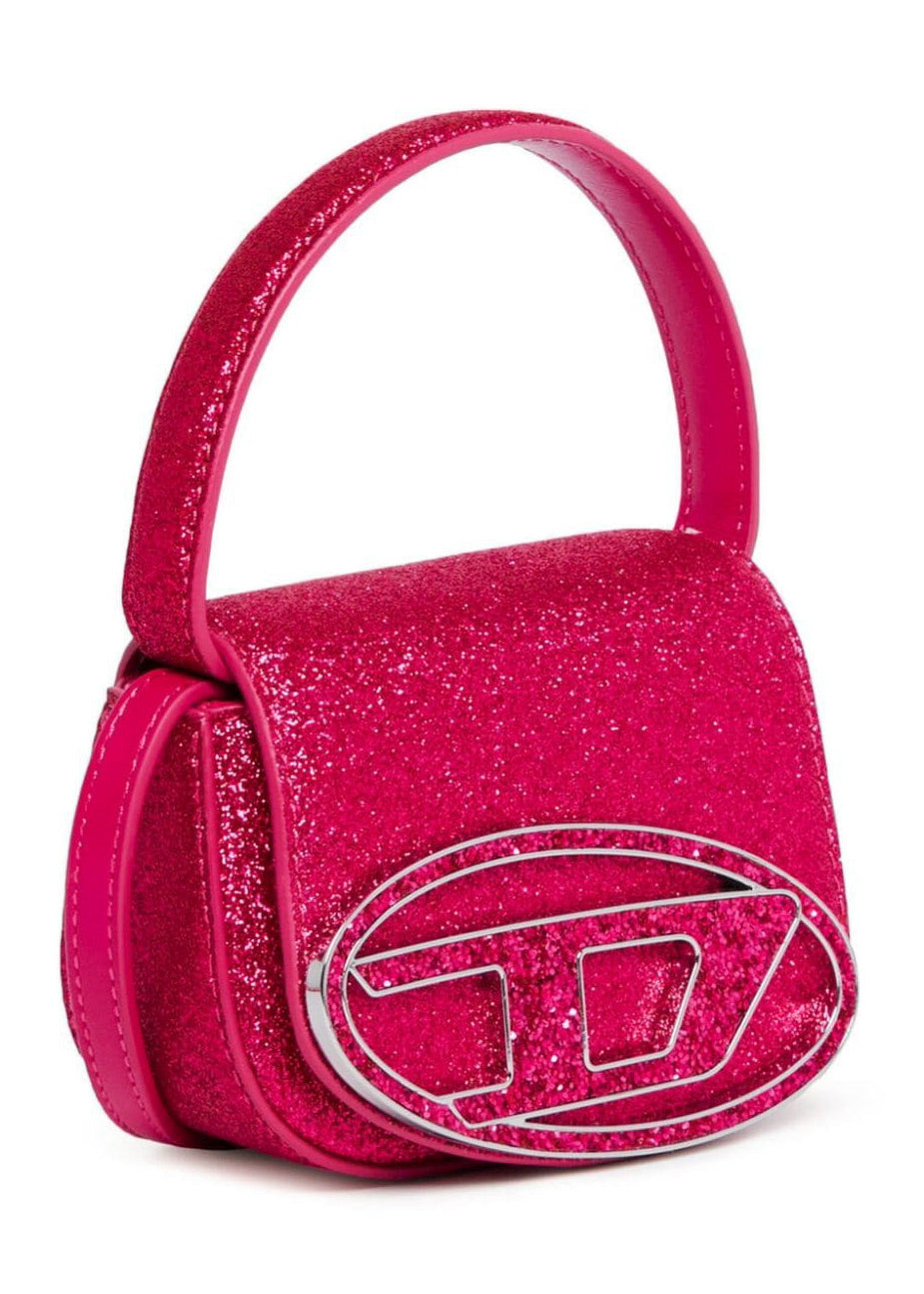 Diesel Kids Borsa a Spalla Fucsia 1DR per Bambine (dettaglio)