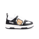 Moschino Kids Sneakers Nero e Bianco con Teddy Unisex