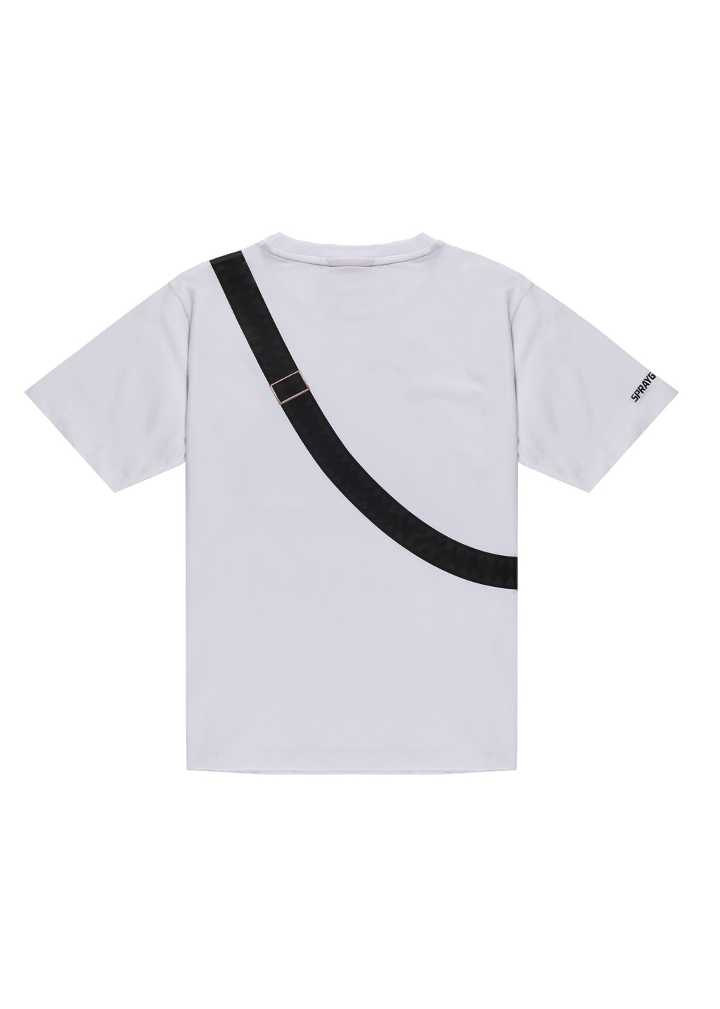 Sprayground Kids White Green Bear Pouch T-shirt for Children