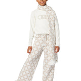 Michael Kors Kids Pantalone Beige con Stampa per Bambine