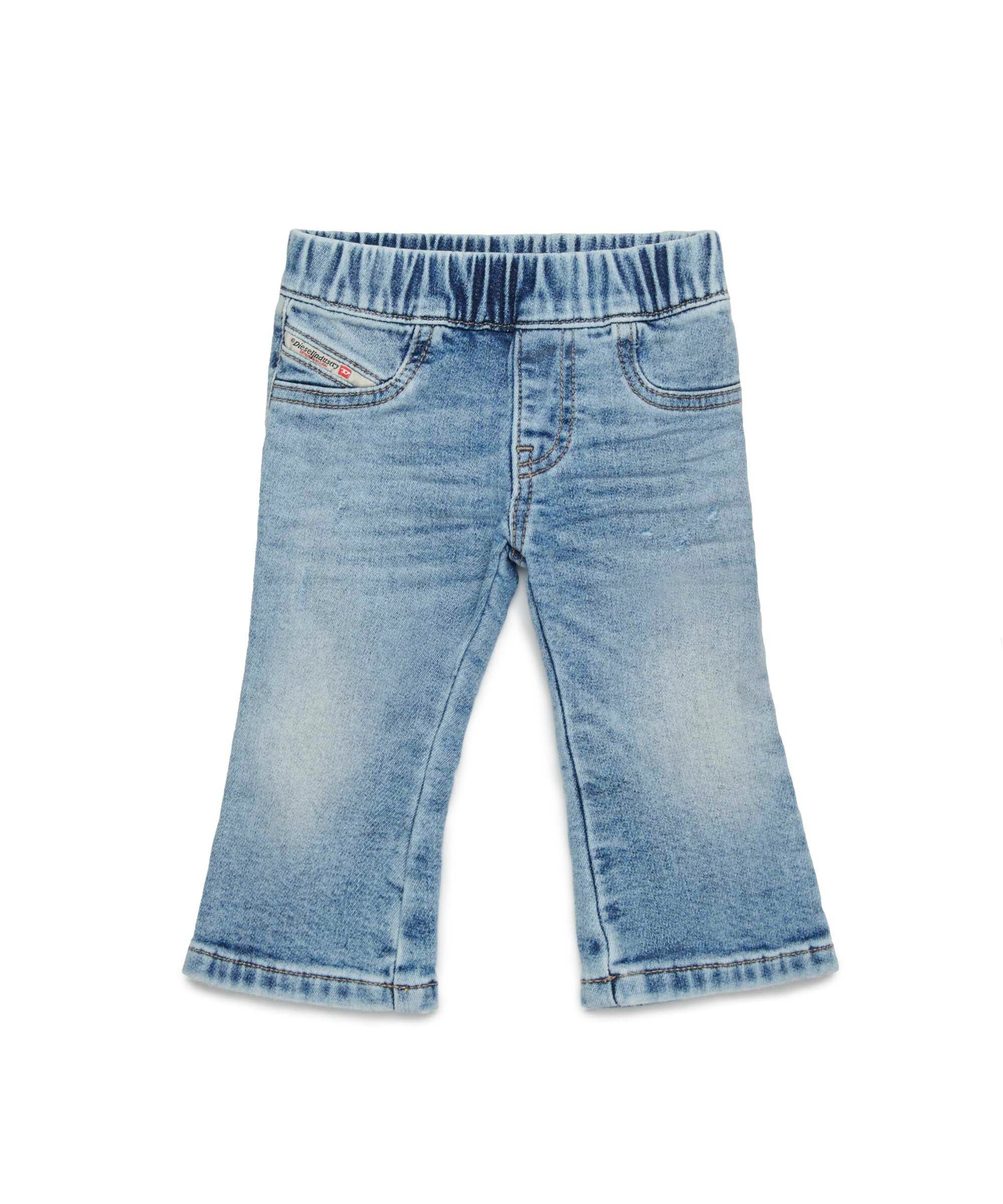 Diesel Kids JoggJeans Chiaro a Zampa per Neonate