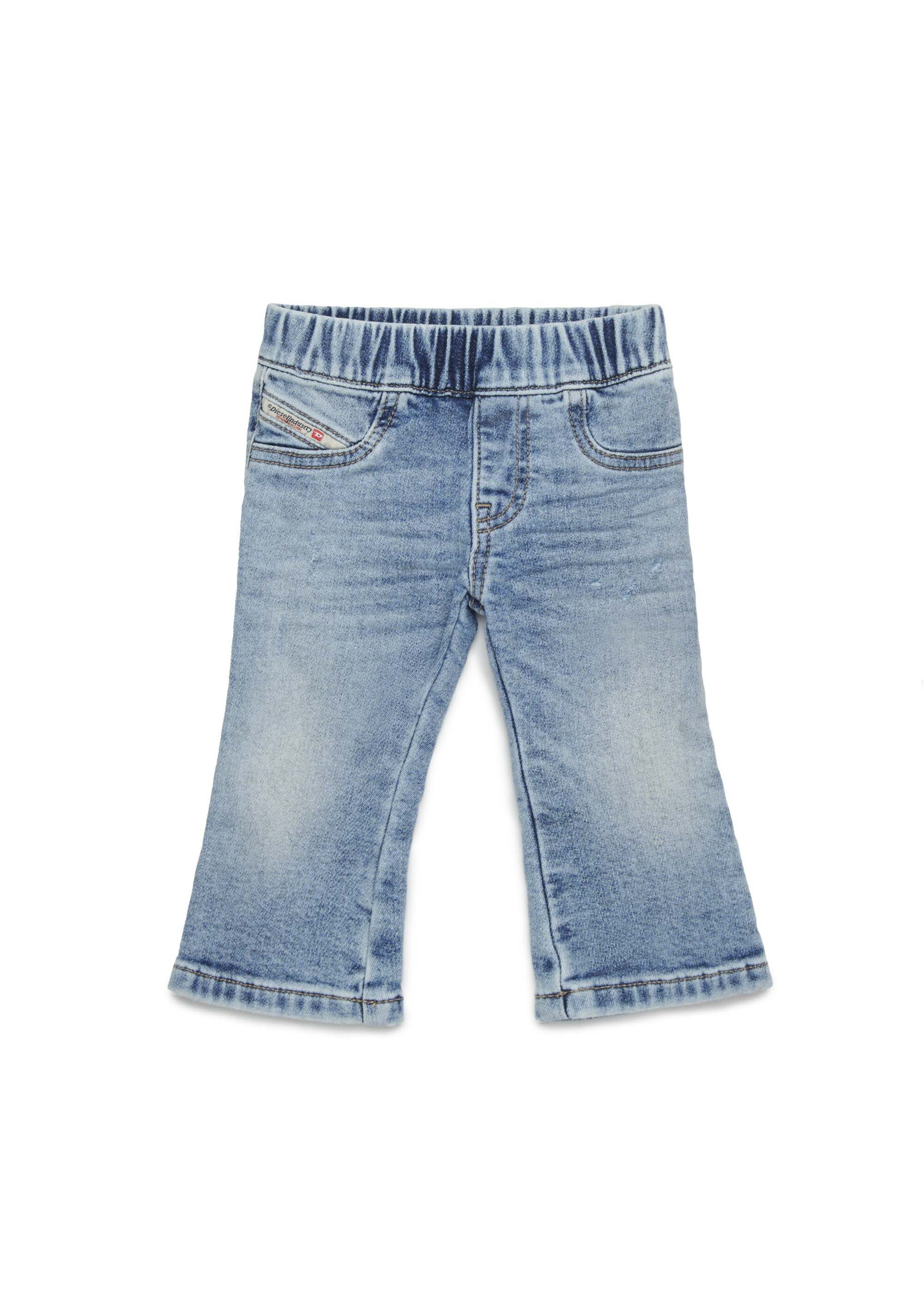 Diesel Kids JoggJeans Chiaro a Zampa per Neonate