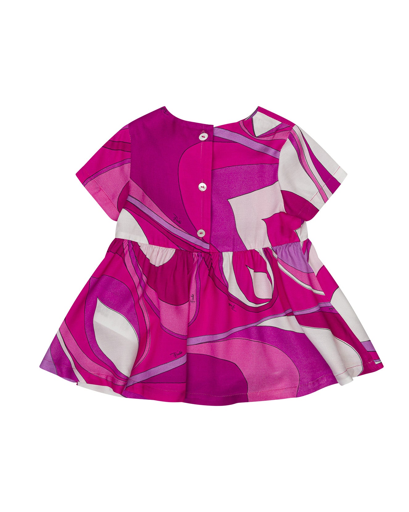 Emilio Pucci Kids Abito a Fantasia per Neonate