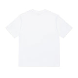 Diesel Kids T-shirt Bianca con Micro Oval D per Bambini (retro)