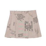 MSGM Kids Gonna Mini a Quadri con Stampe per Bambine