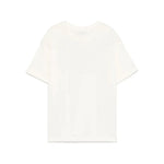 MSGM Kids T-shirt Crema con Stampa Logo per Bambini retro