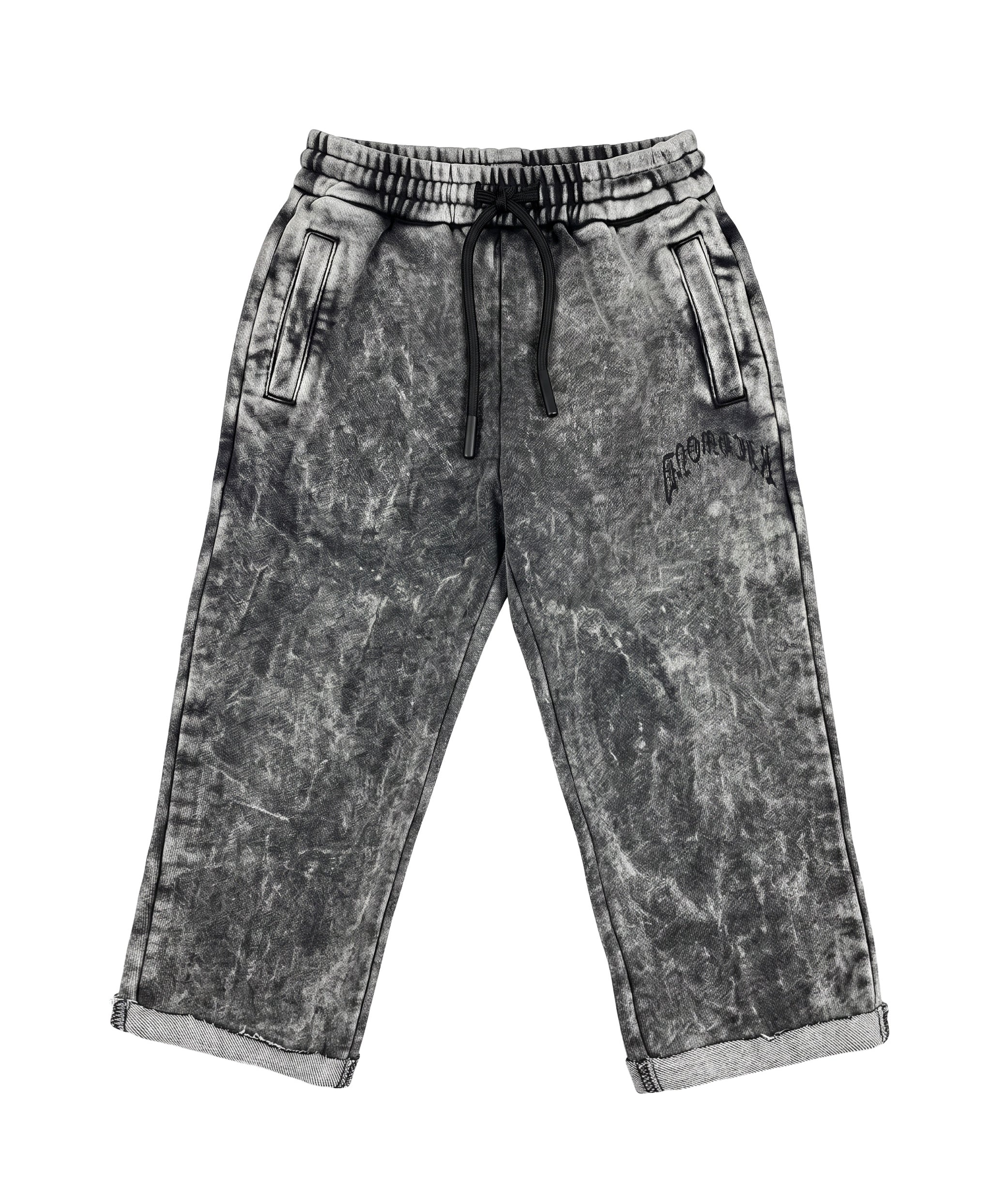 John Richmond Kids Pantalone Nero Dissolvenza per Bambini