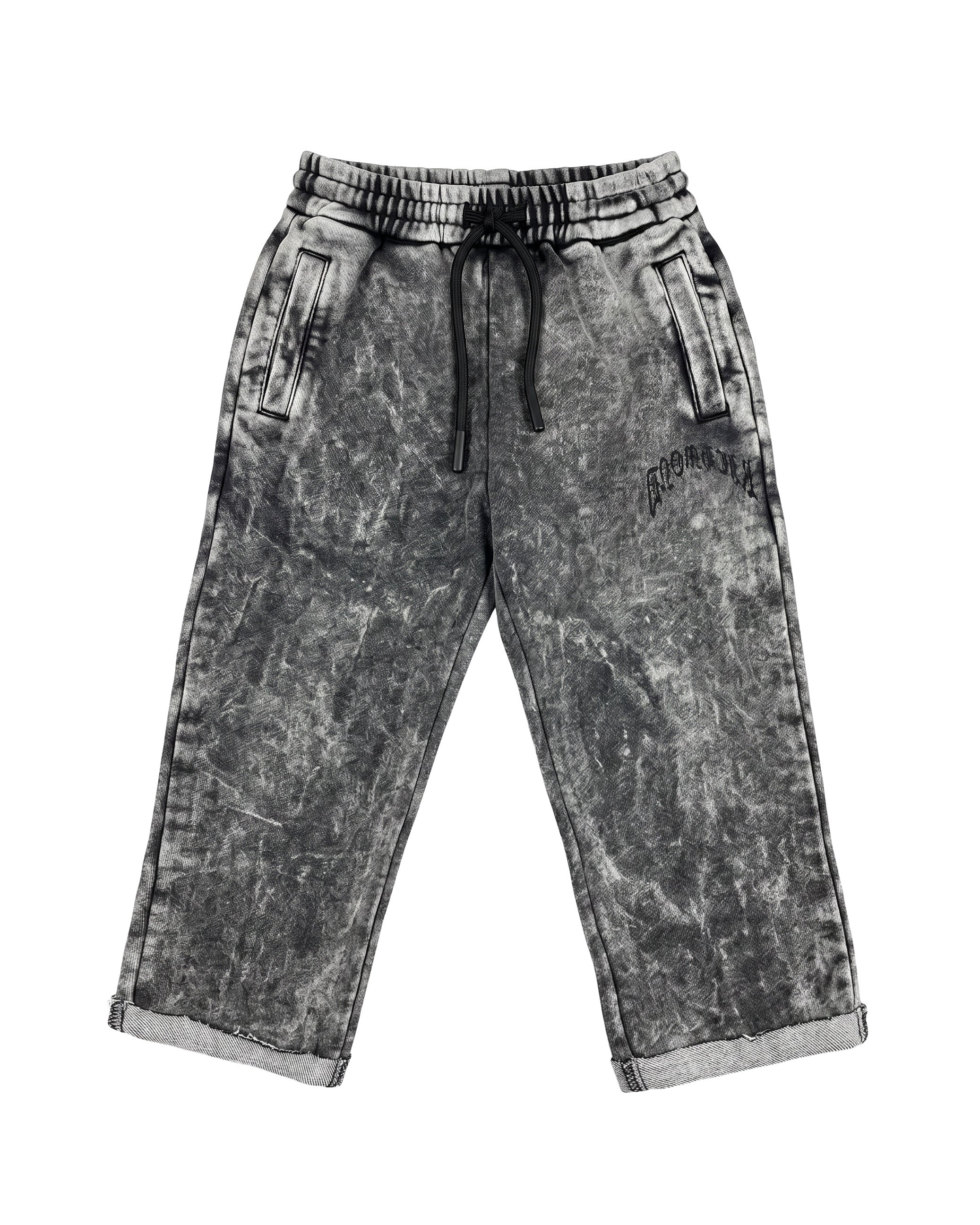 John Richmond Kids Pantalone Nero Dissolvenza per Bambini