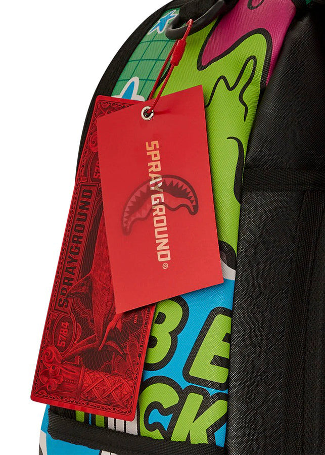 Sprayground Kids Zaino Psycho World Of Fun (dettaglio)