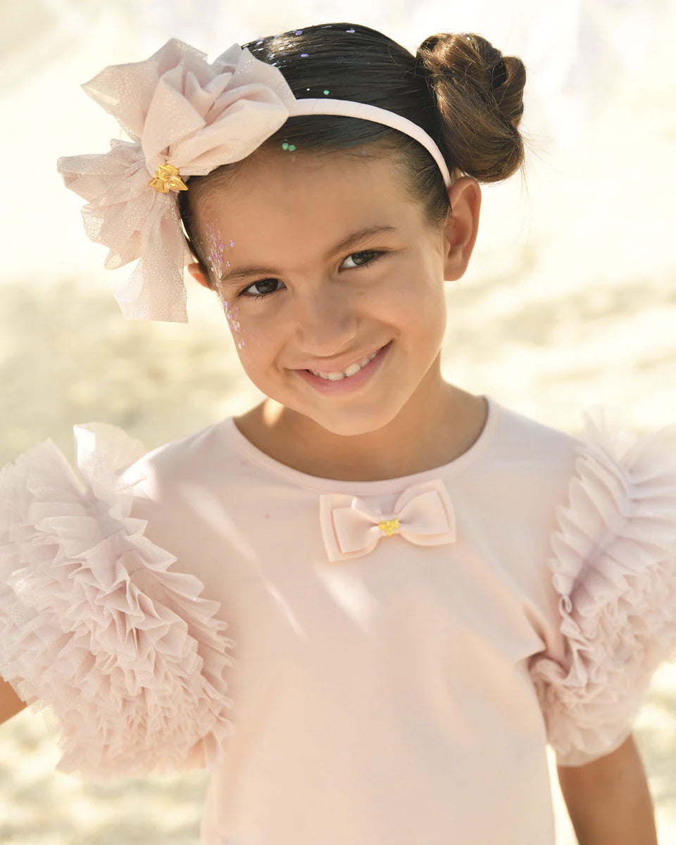 Angel's Face Kids Cerchietto Gladys Rosa Cipria per Bambine