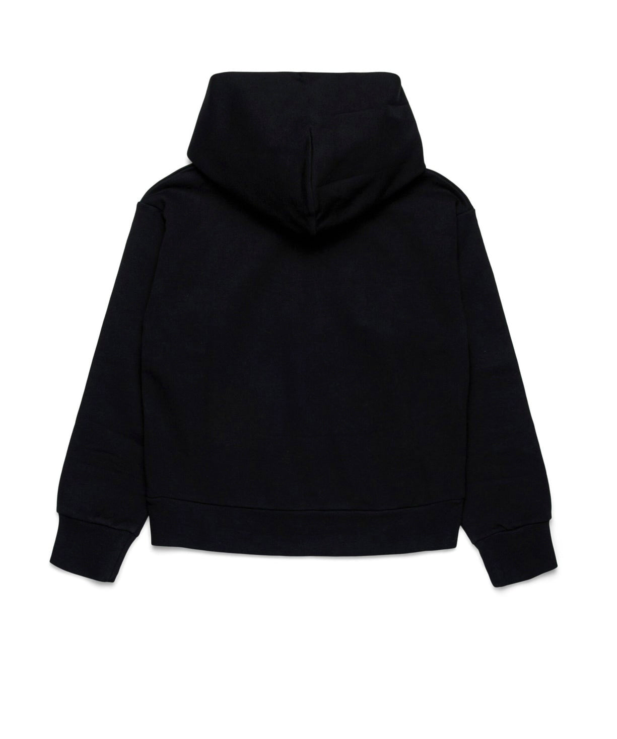 Dsquared2 Kids Felpa Nera con Cappuccio e Stampa Logo per Bambini