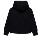 Dsquared2 Kids Felpa Nera con Cappuccio e Stampa Logo per Bambini