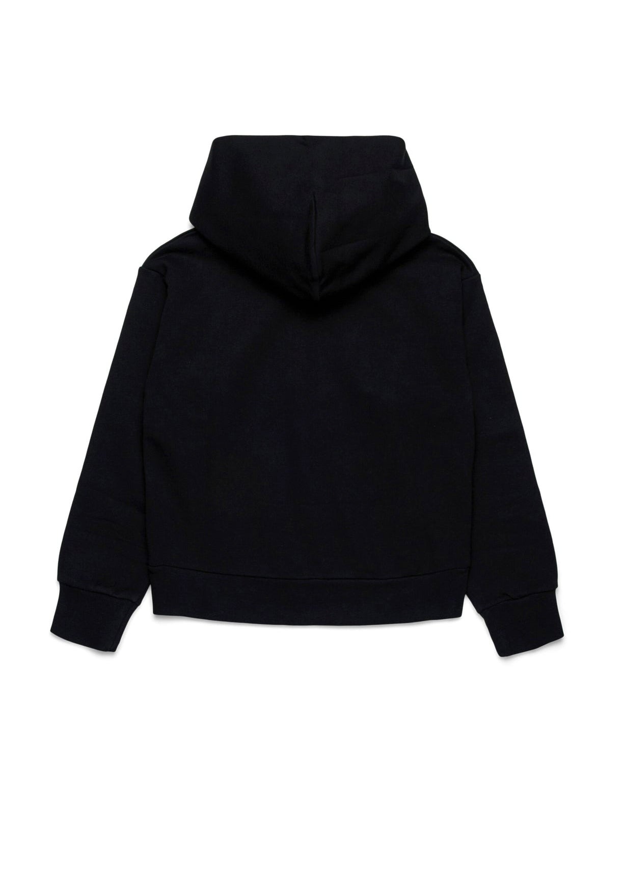 Dsquared2 Kids Felpa Nera con Cappuccio e Stampa Logo per Bambini