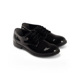 Alessandro Martinez Scarpa Vernice Nero Lucido con Laccio per Bambini