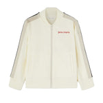 Palm Angels Kids Giacca Bianco con Logo per Bambine