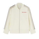 Palm Angels Kids Giacca Bianco con Logo per Bambine
