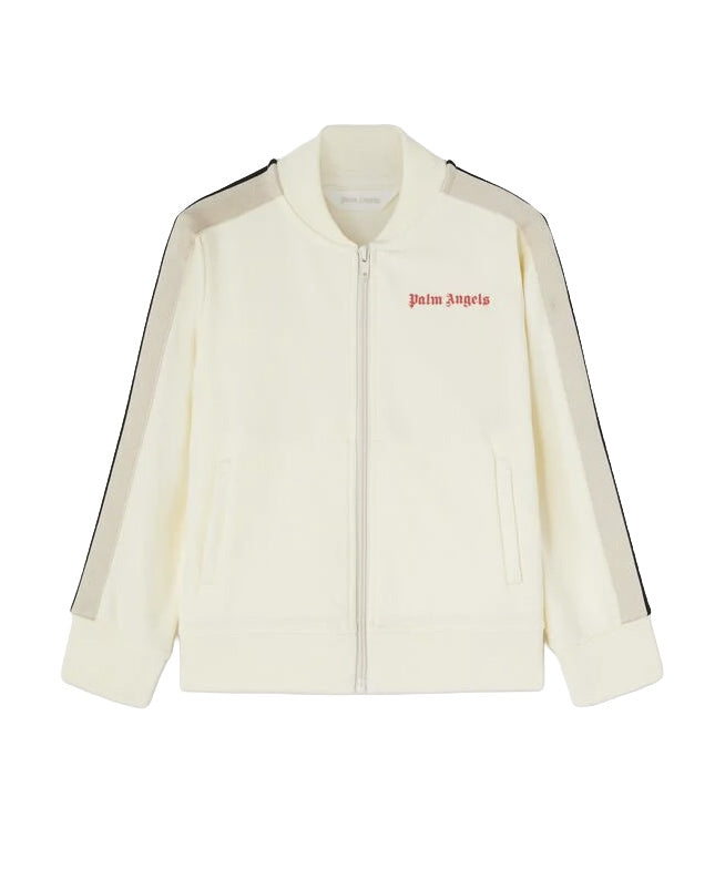 Palm Angels Kids Giacca Bianco con Logo per Bambine