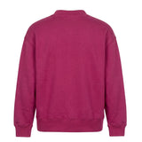 Palm Angels Kids Felpa Girocollo Sangria con Stampa Teddy Frontale per Bambine