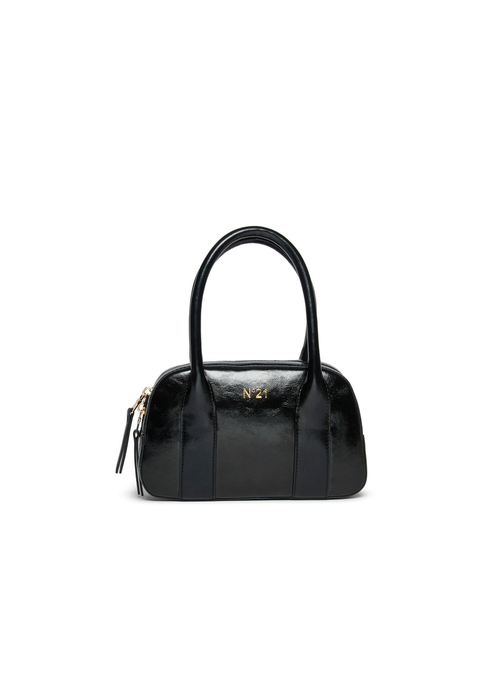 N°21 Kids Borsa Nera a Bauletto per Bambine