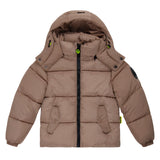 Barrow Kids Piumino Marrone con Logo
