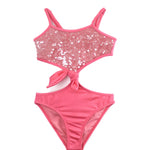4Giveness Costume Monokini Shine Glam Rosa per Bambine