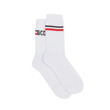 Gcds Kids Calzini Bianchi con Logo