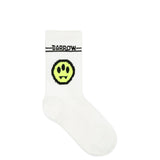 Barrow Kids Calzini Bianchi con Stampa Smile