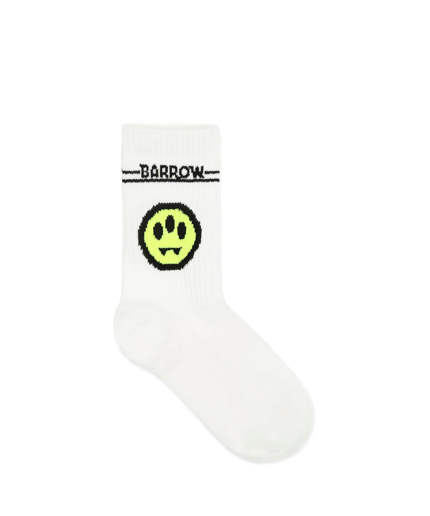 Barrow Kids Calzini Bianchi con Stampa Smile