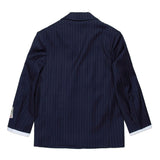 N°21 Kids Blazer Blu Gessato per Bambini (retro)