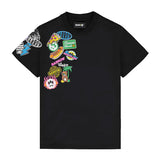 Barrow Kids T-Shirt Nero Fantasia Stickers Unisex