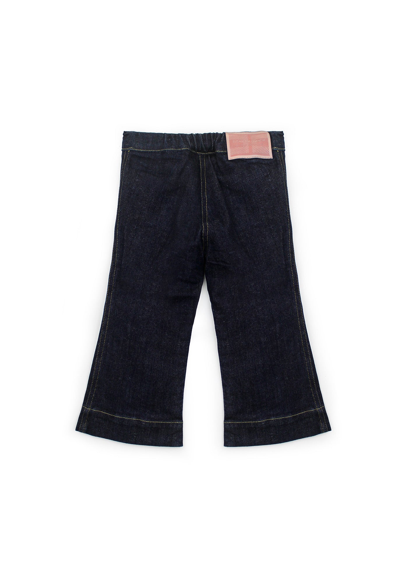 Elisabetta Franchi La Mia Bambina Jeans Denim Scuro per Neonate (retro)