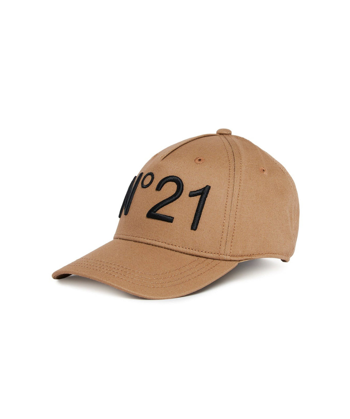 N°21 Kids Cappello Marrone con Logo