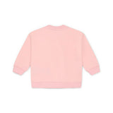 Moschino Kids Felpa Rosa con Stampa Colorful per Neonate