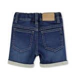 Boss Kids Short in Denim Blu per Neonati