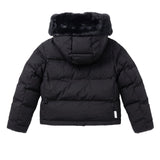 Suns Kids Parka Trapuntata Nera per Bambini
