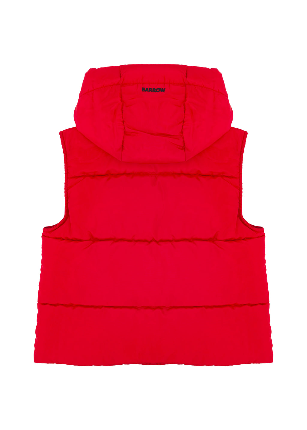 Barrow Kids Giubbino Gilet Rosso con Cappuccio per Bambini