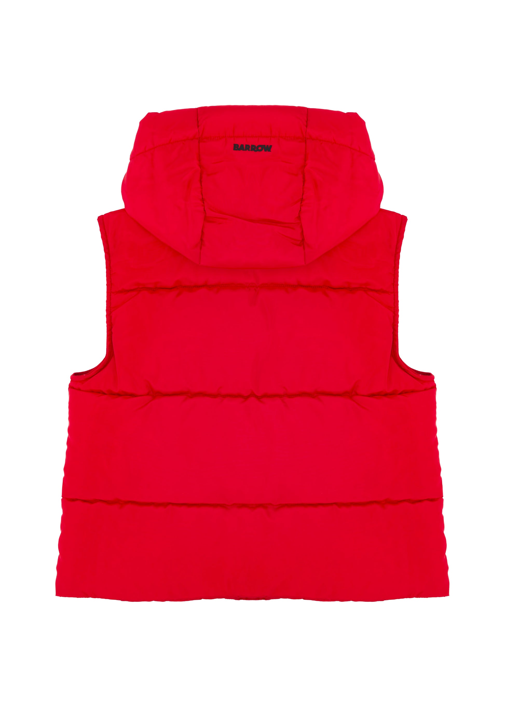 Barrow Kids Giubbino Gilet Rosso con Cappuccio per Bambini