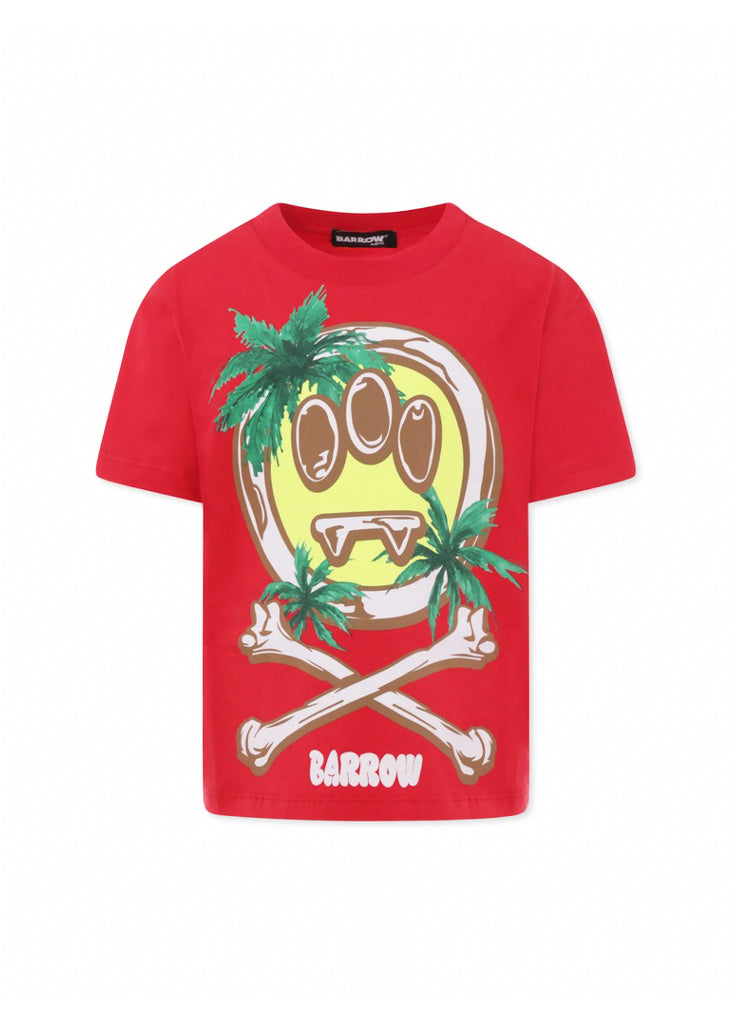 Barrow Kids T-Shirt Rossa Special Bones per Bambini
