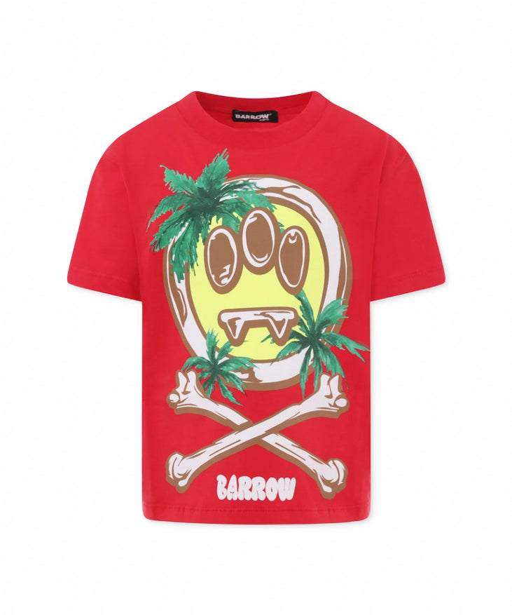 Barrow Kids T-Shirt Rossa Special Bones per Bambini