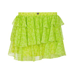 Pinko Kids Gonna Lime con Balze con Logo All-over (fronte)
