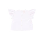 Cocò et Mamà Camicia Luna Baby Bianca  per Neonate