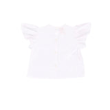 Cocò et Mamà Camicia Luna Baby Bianca  per Neonate