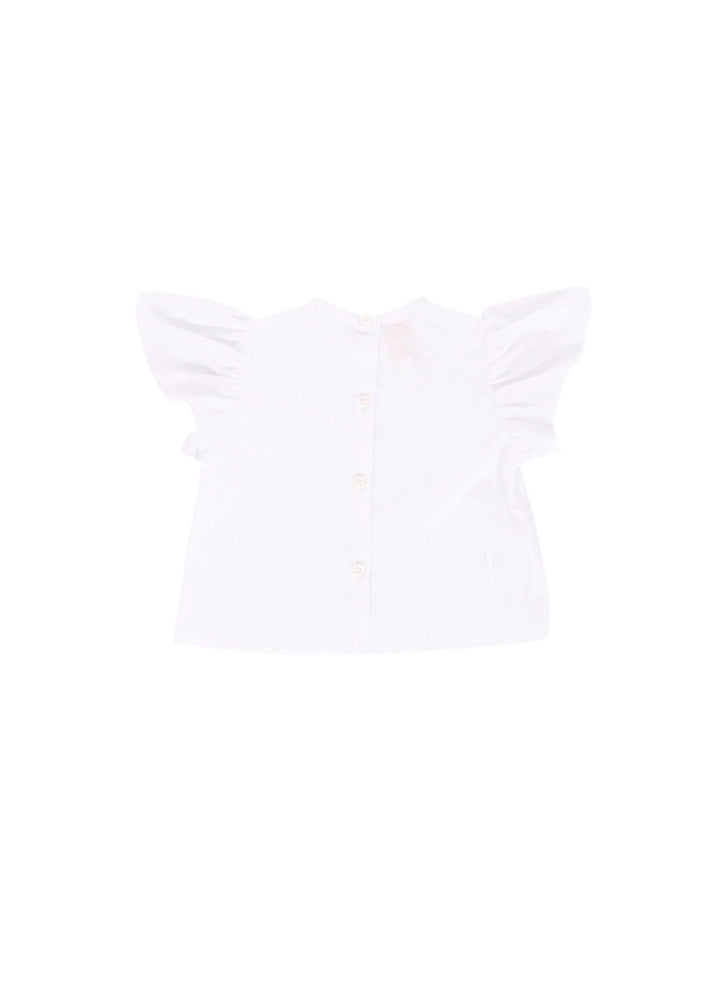 Cocò et Mamà Camicia Luna Baby Bianca  per Neonate