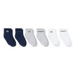 Lacoste Kids 3pack Calzini con Logo per Neonati