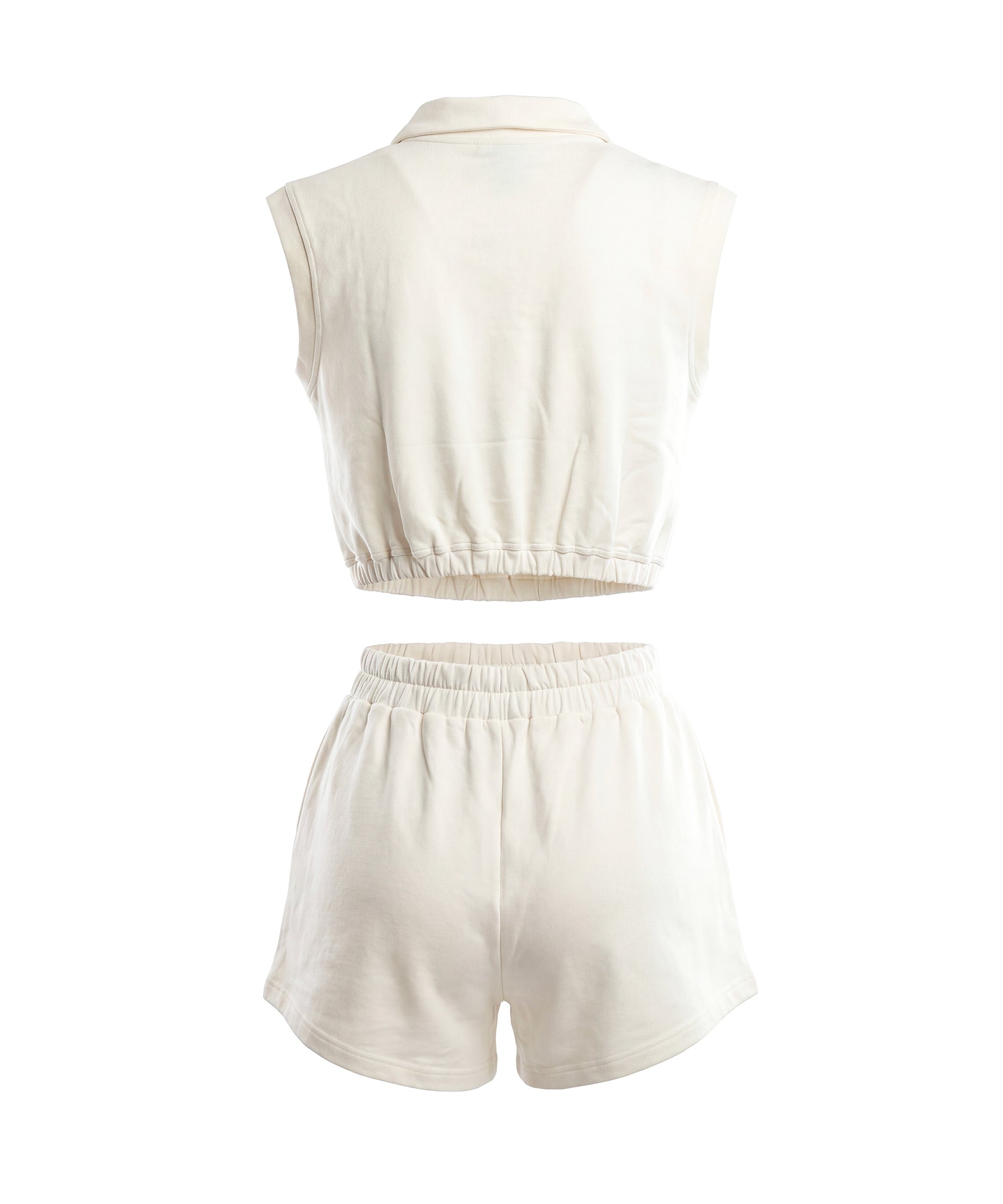 Pinko Kids Completo Maglia Crop e Short Pristine per Bambine