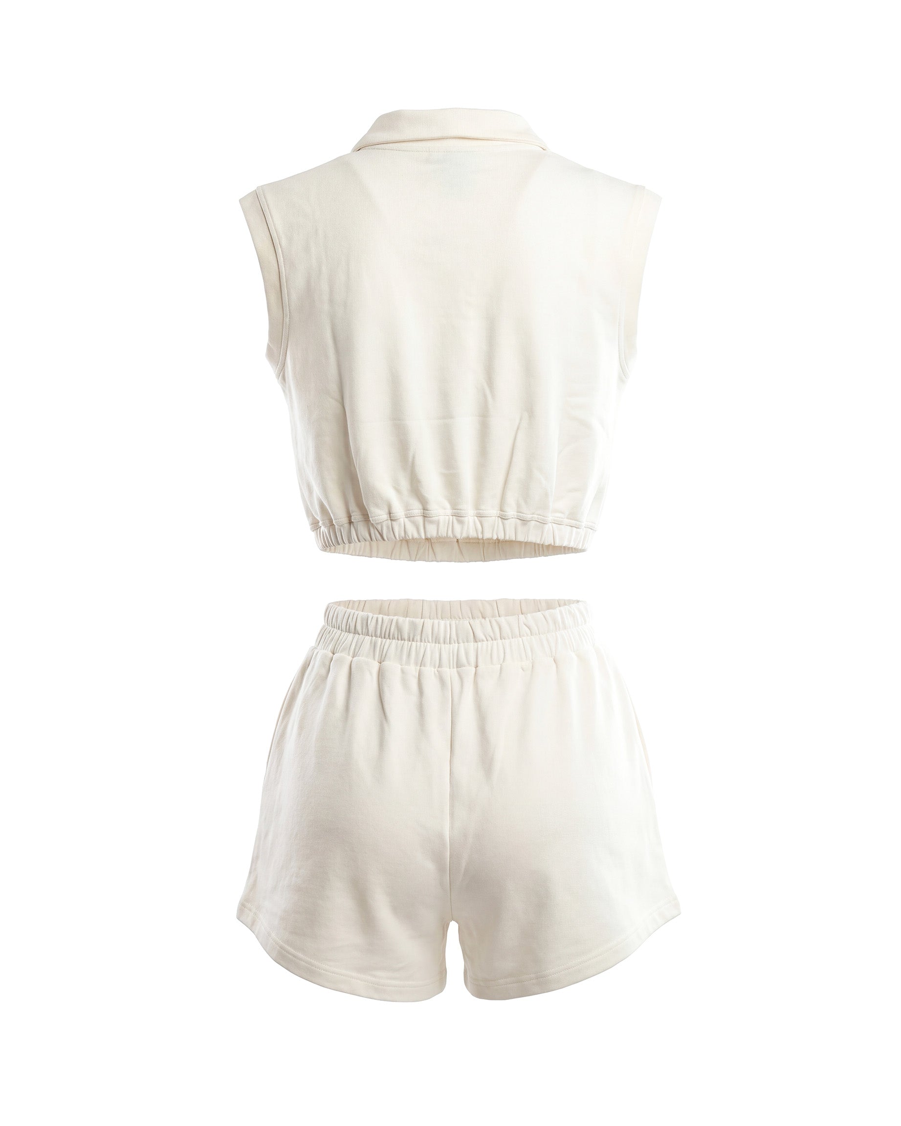 Pinko Kids Completo Maglia Crop e Short Pristine per Bambine