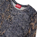 Diesel Kids T-shirt Fantasia Acid Rain per Bambine