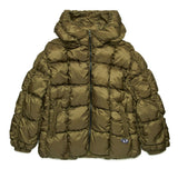 Diesel Kids Bomber Trapuntato Verde per Bambini