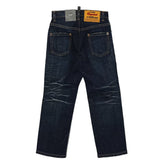 Dsquared Kids Jeans Blu Scuro Regular Fit Unisex per Bambini
