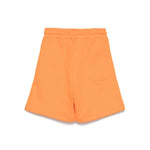 MSGM Kids Bermuda Arancione con Logo per Bambini